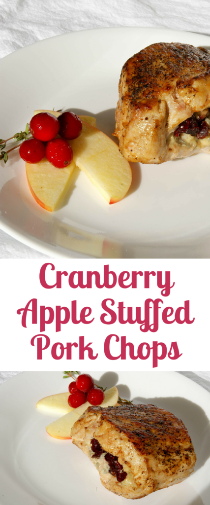 cranberry apple stuffed pork chops