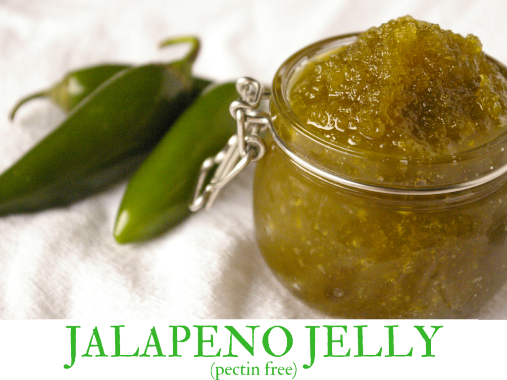 jalapeño jelly: no pectin